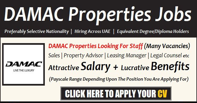 DAMAC Careers – DAMAC Properties Job Openings in Dubai